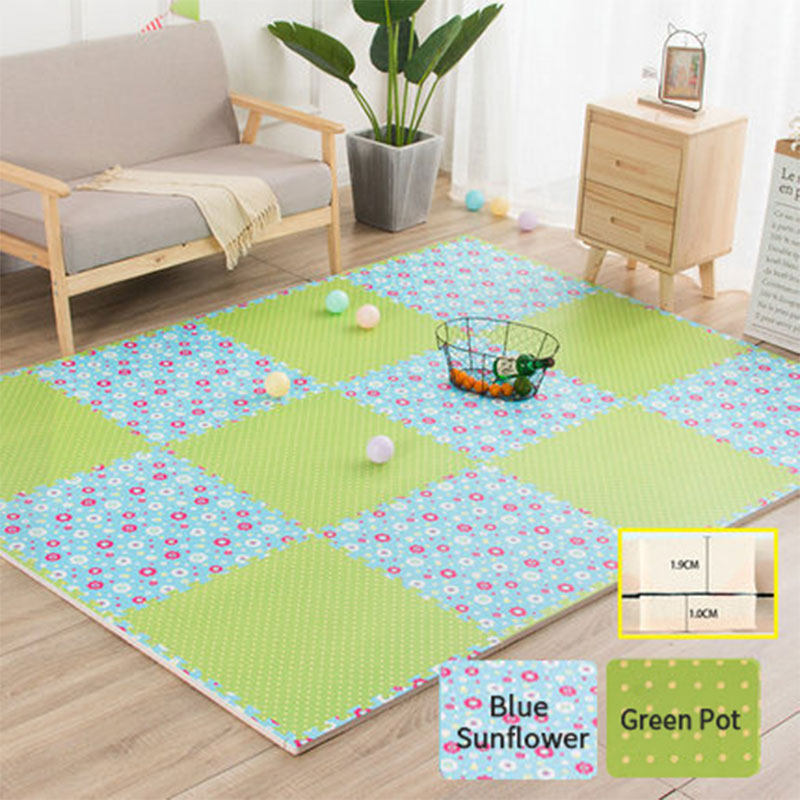 FM0037 Eco-friendly Material Flower Stlye EVA Foam Joint Play Mat