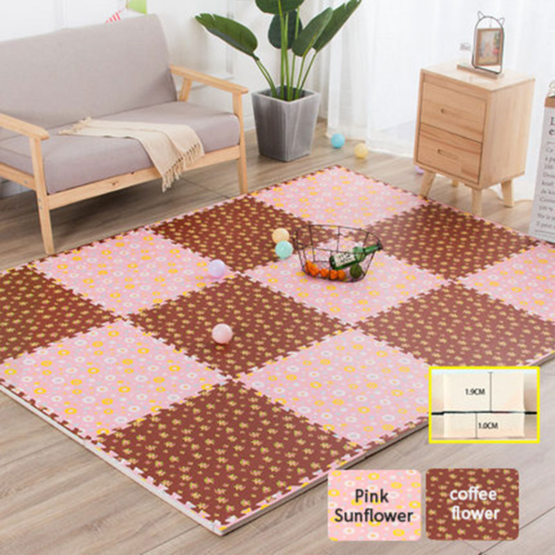 FM0037 Eco-friendly Material Flower Stlye EVA Foam Joint Play Mat