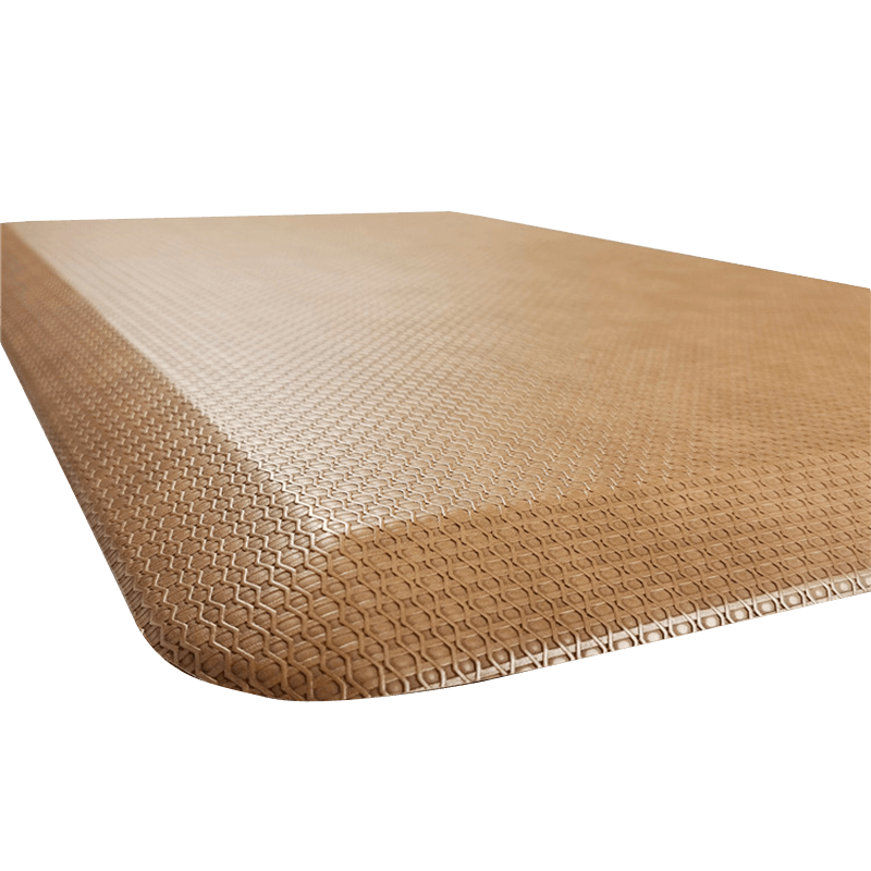 FM0028M High Qulity Soft PU Foam  PVC Surface Waterproof Anti-fatigue Floor Mat